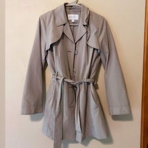 Tan Light Spring Jacket w/ Tie